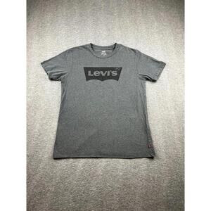 Levi's Graphic T-Shirt Gray Mens Size Medium